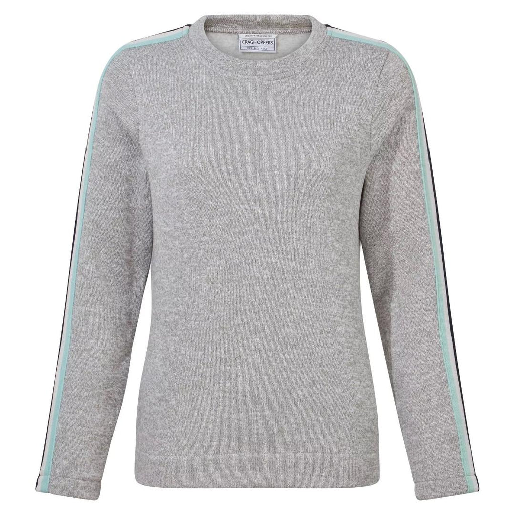 Craghoppers Women's Pinalla Crew Neck - Soft Grey Marl - Beales department store