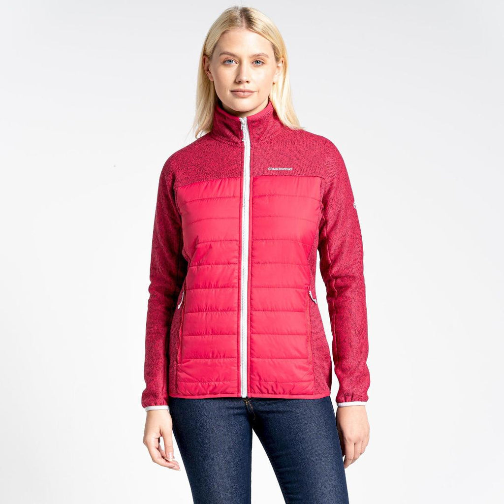 Craghoppers Women's Regina Hybrid Jacket - Orchid Flower - Beales department store