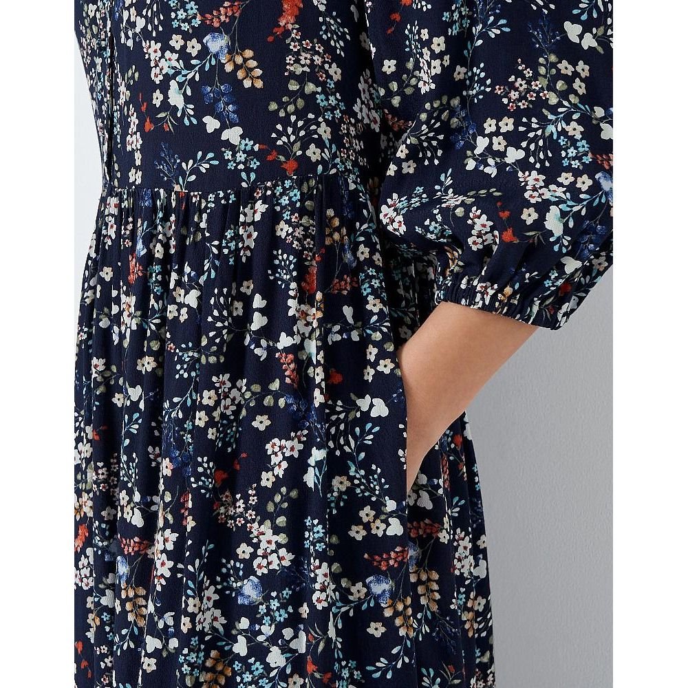 Crew Clothing Annabel Dress - Navy - Beales department store