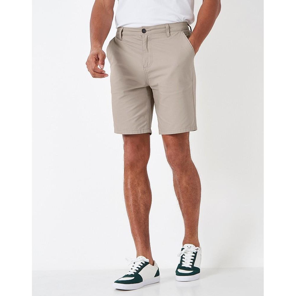 Crew Clothing Bermuda Shorts - Stone - Beales department store