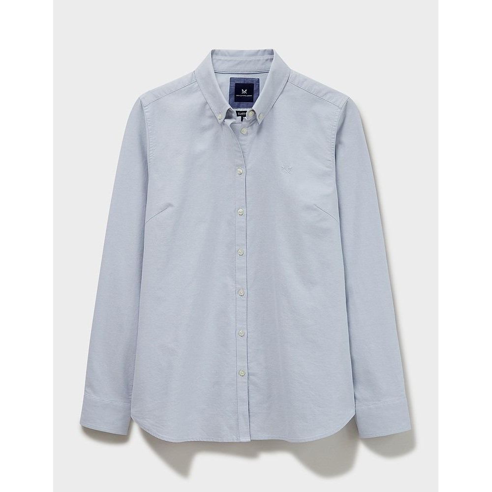 Crew Clothing Bracken Oxford Shirt - Blue - Beales department store