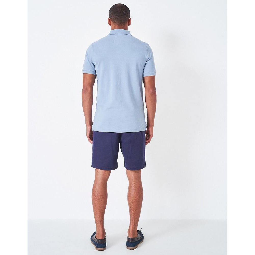 Crew Clothing Classic Pique Polo - Blue - Beales department store