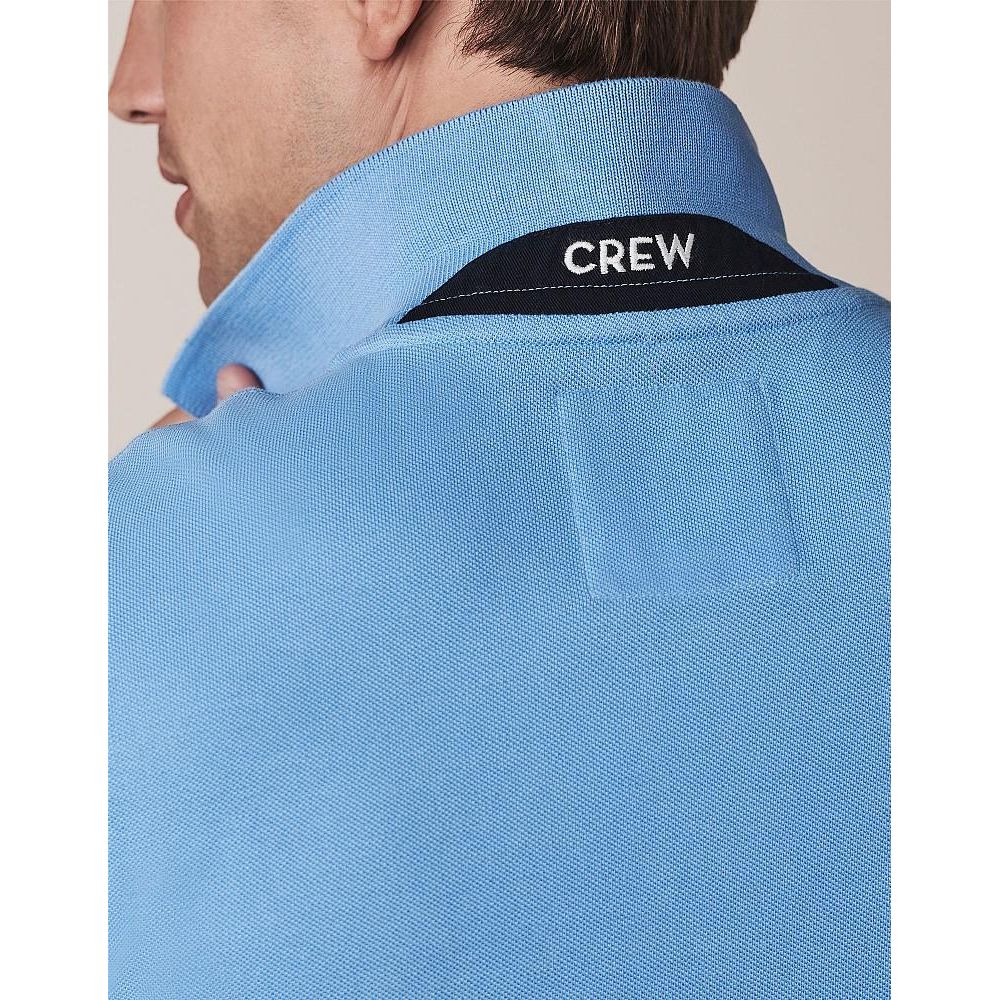 Crew Clothing Company Classic Pique Polo - Sky - Beales department store