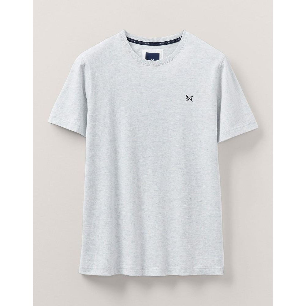 Crew Clothing Company Crew Classic Tee - Ice Grey Mar - Beales department store