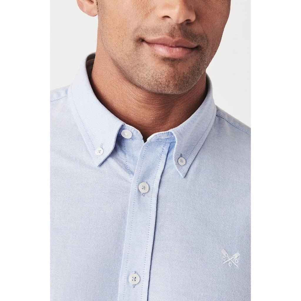 Crew Clothing Company Crew Slim Oxford Shirt - Sky - Beales department store