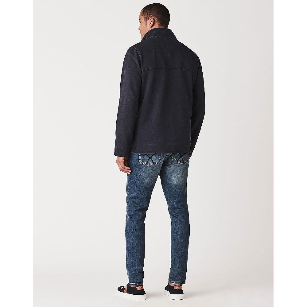 Crew Clothing Company Padstow Pique Sweat - Navy - Beales department store