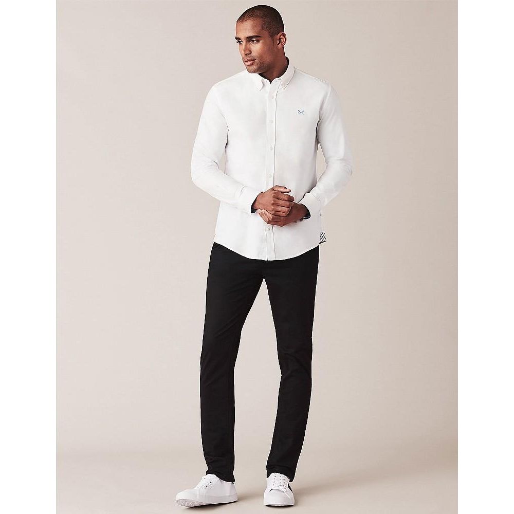 Crew Clothing Crew Slim Oxford Shirt - White - Beales department store