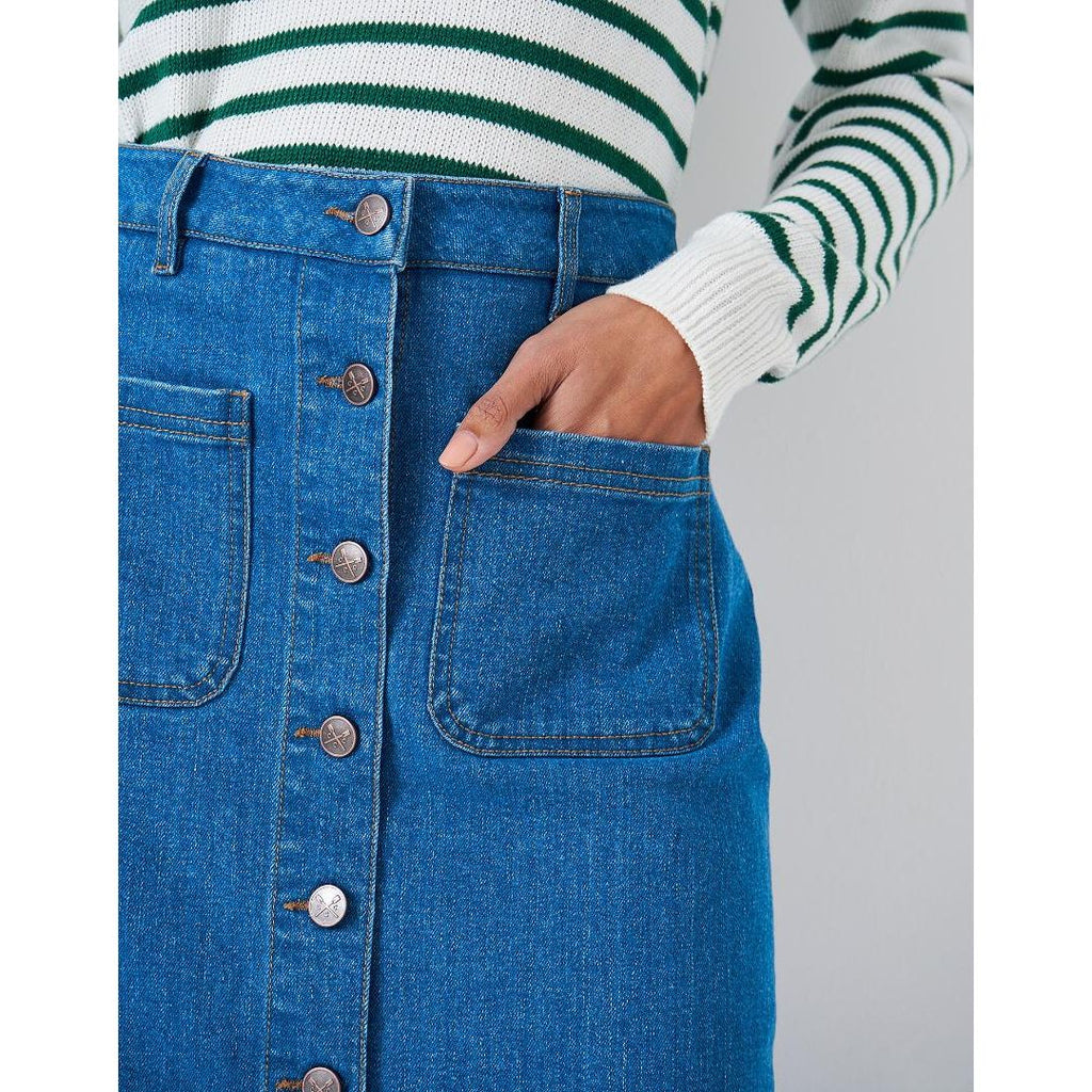 Crew Clothing Denim Skirt - Beales department store