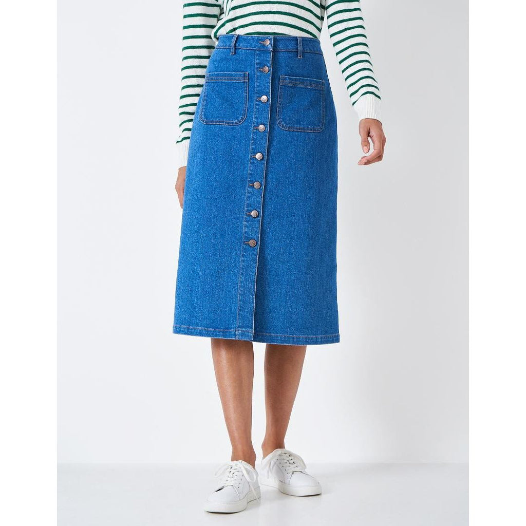 Crew Clothing Denim Skirt - Beales department store