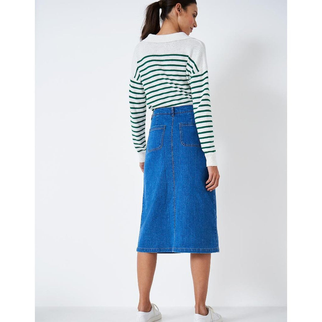 Crew Clothing Denim Skirt - Beales department store