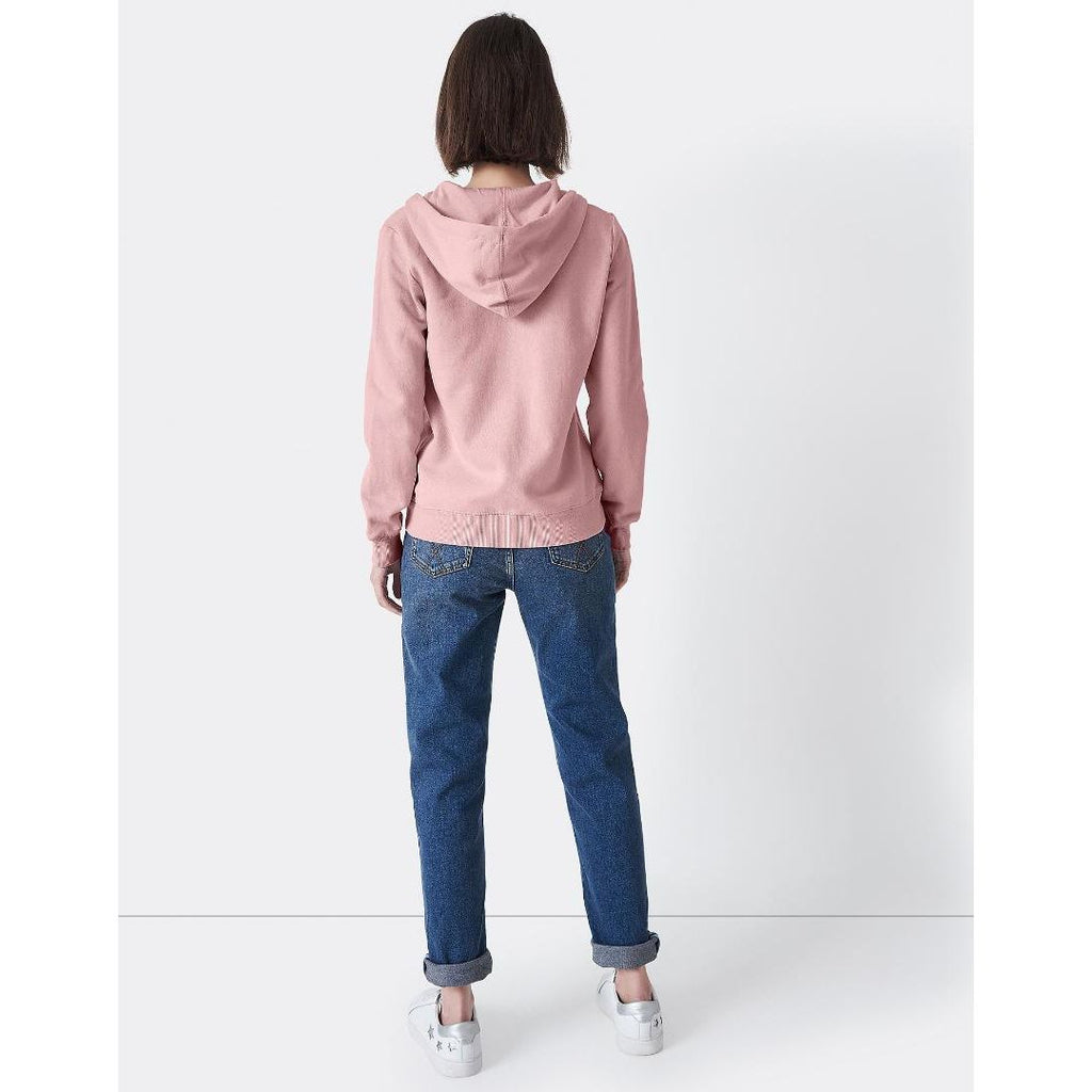 Crew Clothing Heritage Zip Through Hoodie - Pink - Beales department store