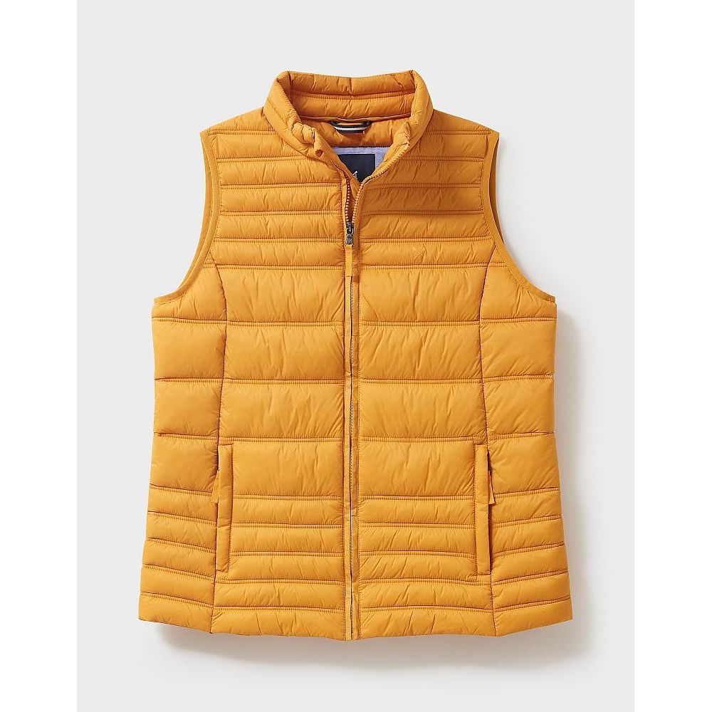 Crew Clothing Lightweight Gilet - Shine Yellow - Beales department store