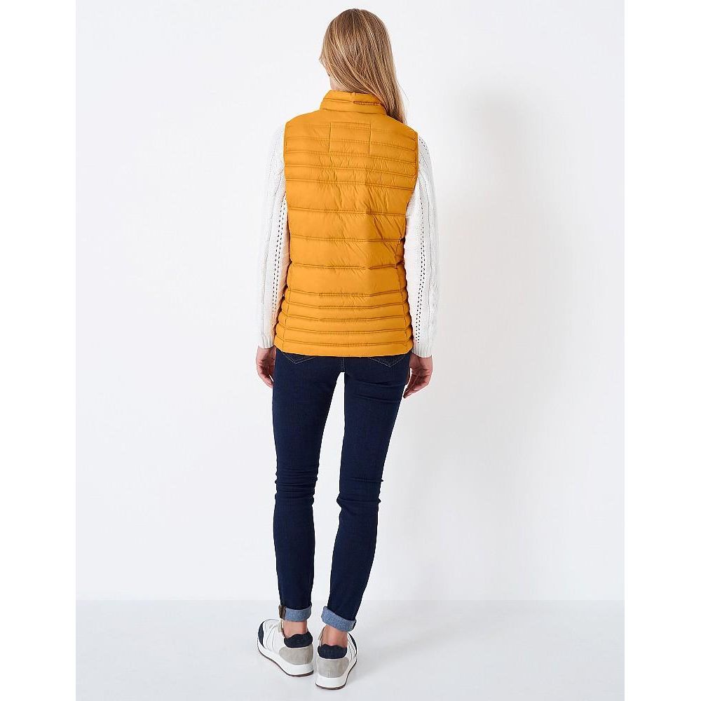 Crew Clothing Lightweight Gilet - Shine Yellow - Beales department store