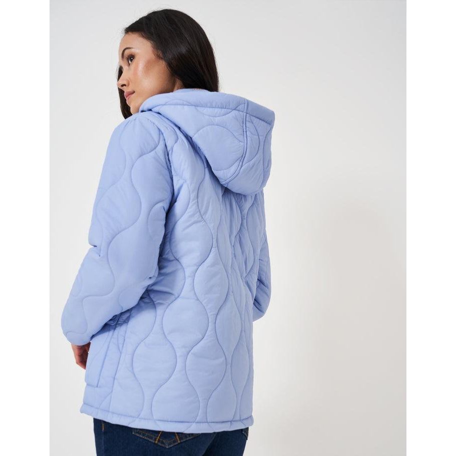 Crew Clothing Lightweight Nylon Onion Quilting Jacket - Blue - Beales department store