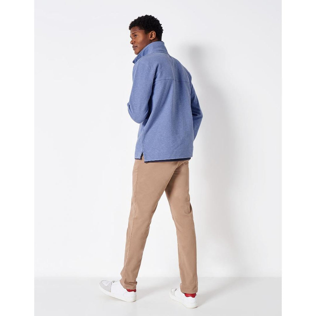 Crew Clothing Lightweight Padstow Sweatshirt - Periwinkle - Beales department store