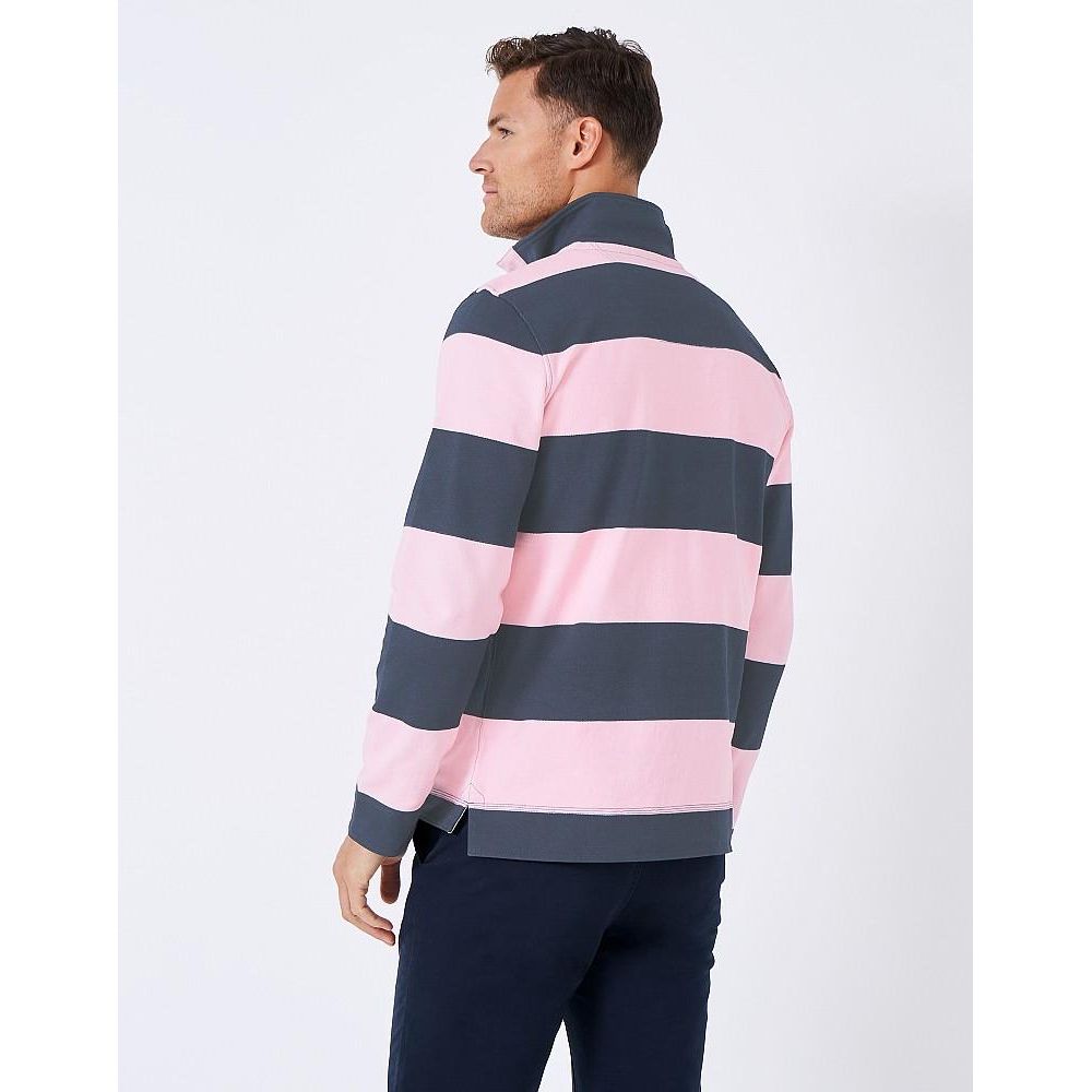 Crew Clothing Padstow Pique Sweat - Chalk Pink - Beales department store