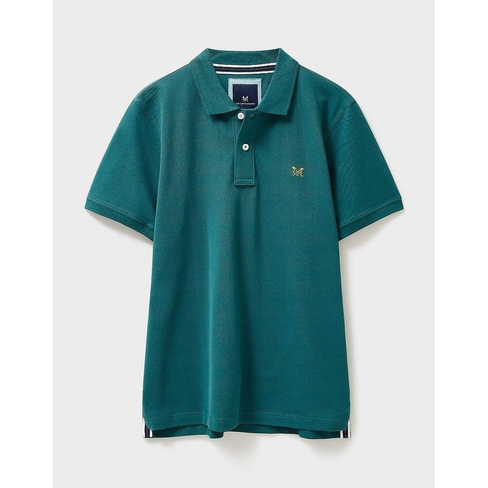 Crew Clothing Pique Polo Shirt - Atlantic Deep - Beales department store