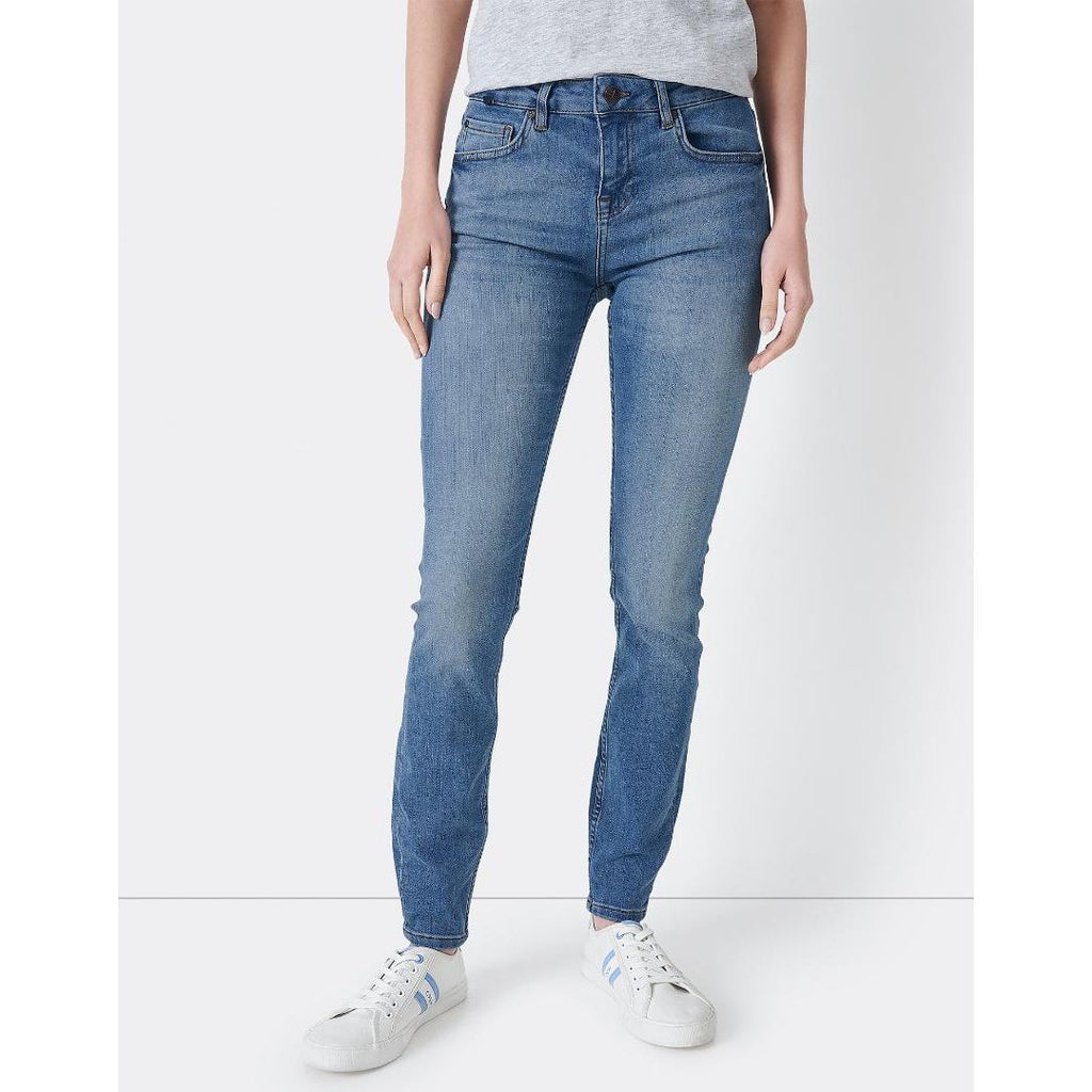 Crew Clothing Skinny Jeans - Light Indigo - Beales department store