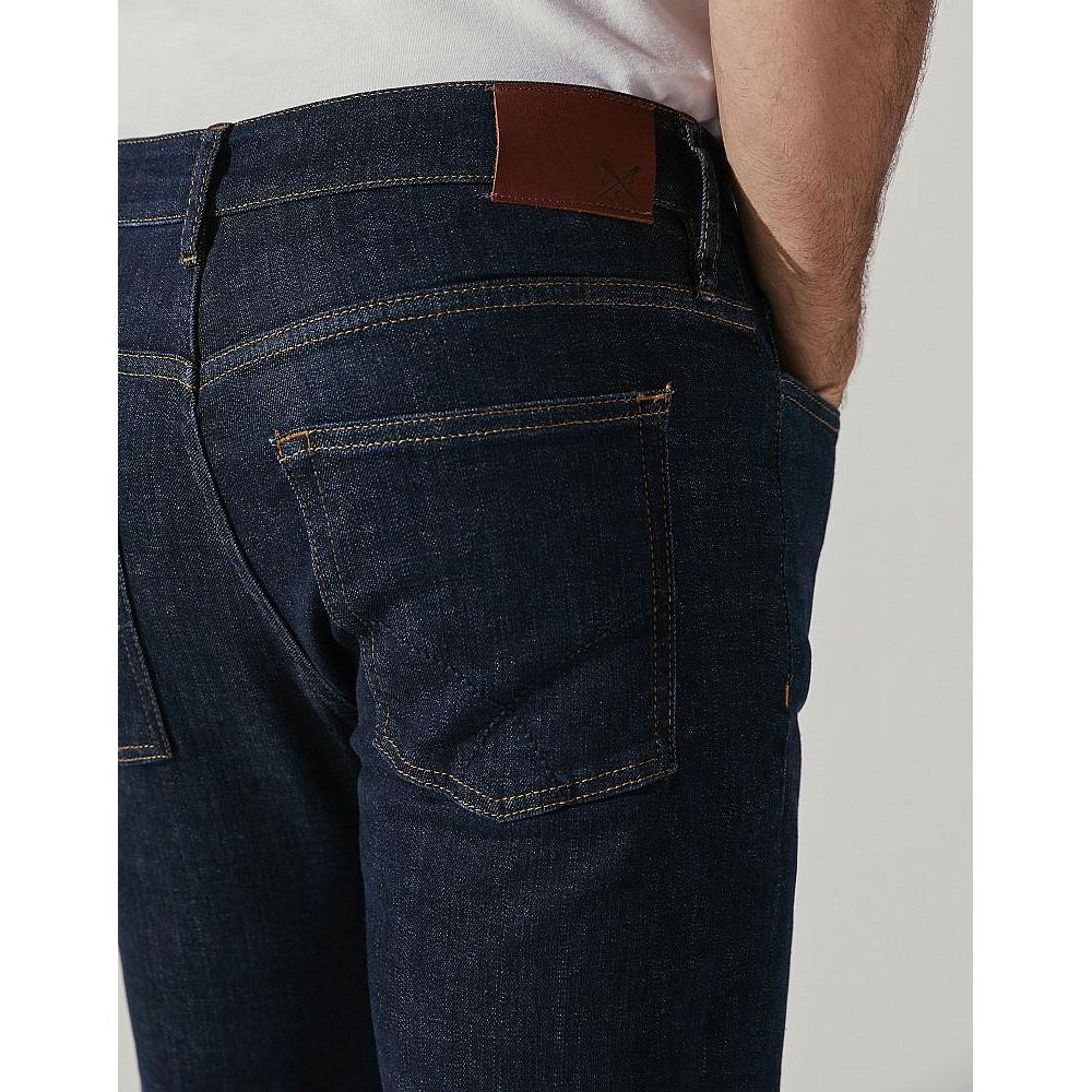 Crew Clothing Spencer Slim Leg Jean - Indigo Blue - Beales department store