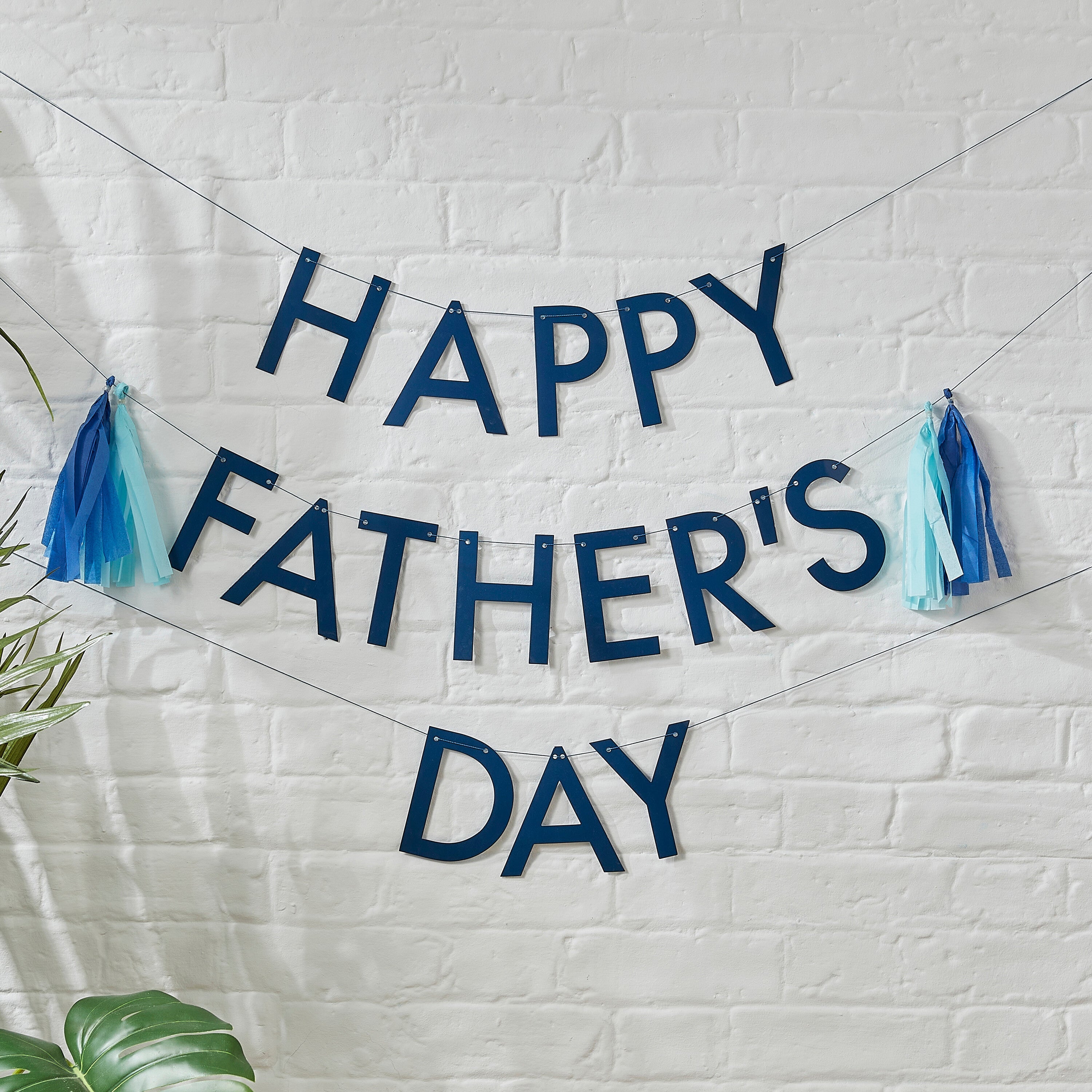 Happy Father's Day Bunting with Tassels- 5 Inner Pack