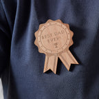 Wooden Best Dad Ever Father's Day Badge