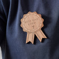 Wooden Best Dad Ever Father's Day Badge- 5 Inner Pack