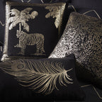 Laurence Llewelyn-Bowen Dandy Black Filled Cushion (30cm x 50cm)