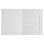 Double Sided Baby Shower Games Card