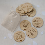 Wooden Baby Milestone Signs- 5 Inner Pack