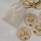 Wooden Baby Milestone Signs- 5 Inner Pack