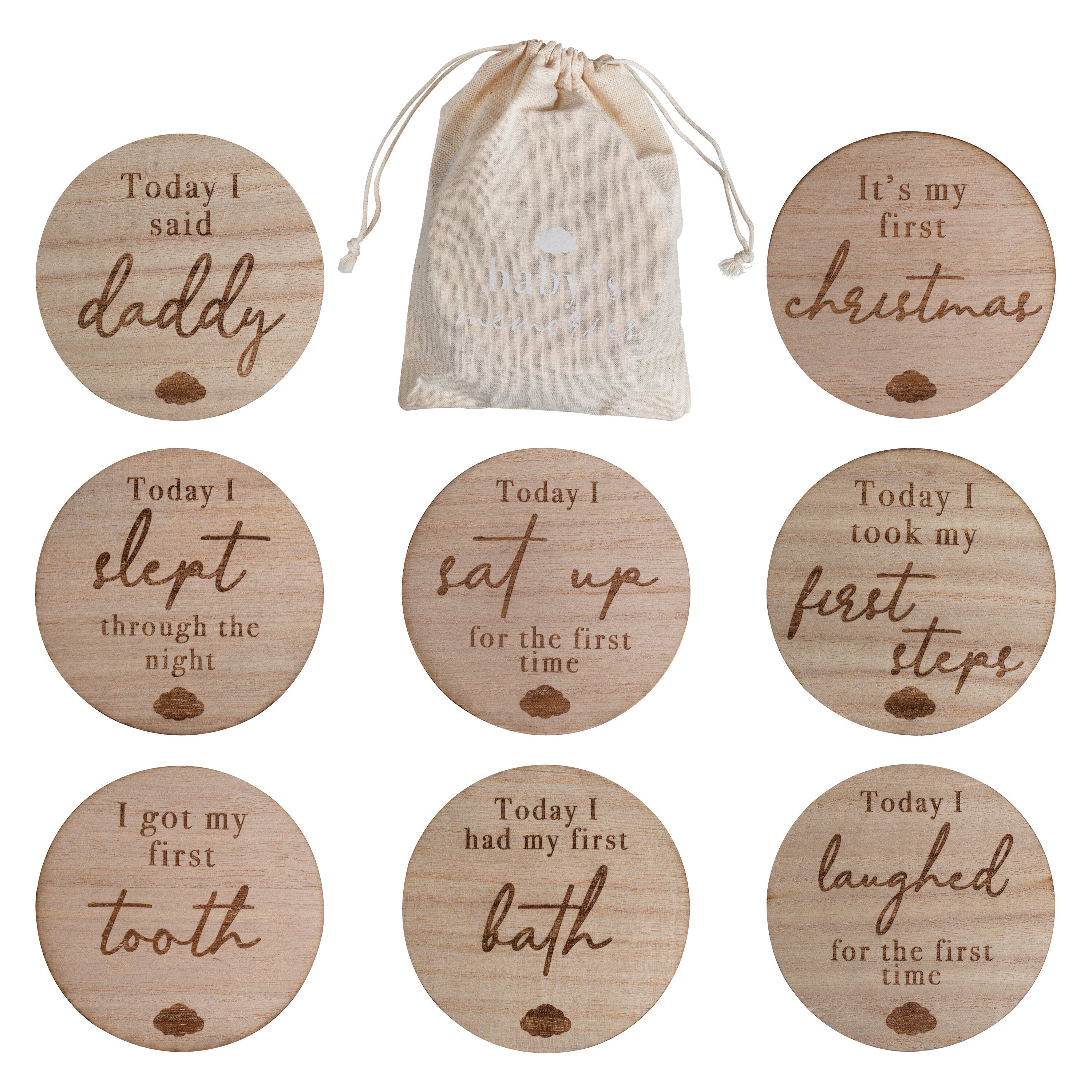Wooden Baby Milestone Signs