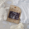 Wooden Engraved Pregnancy Announcement Sign- 5 Inner Pack