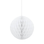 White Honeycomb Ball Decoration - 20cm