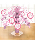 Pink Communion Mini Cascade Table Centrepiece - 19cm