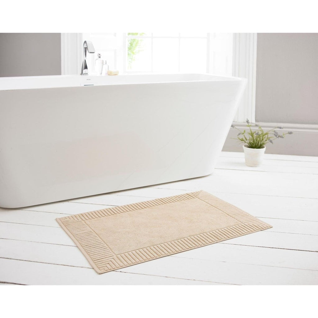 Deyongs Bliss Pima Bath Mat - Biscuit - Beales department store