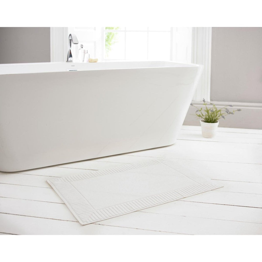 Deyongs Bliss Pima Bath Mat - White - Beales department store