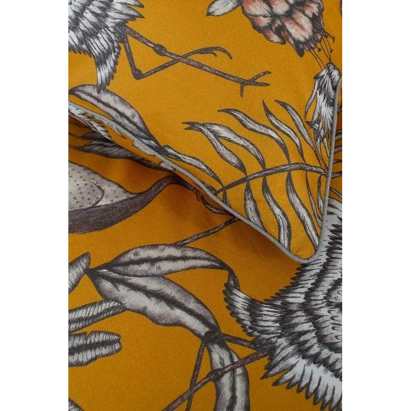 Deyongs Crane Dance Printed Cotton Duvet Cover Set - Beales department store