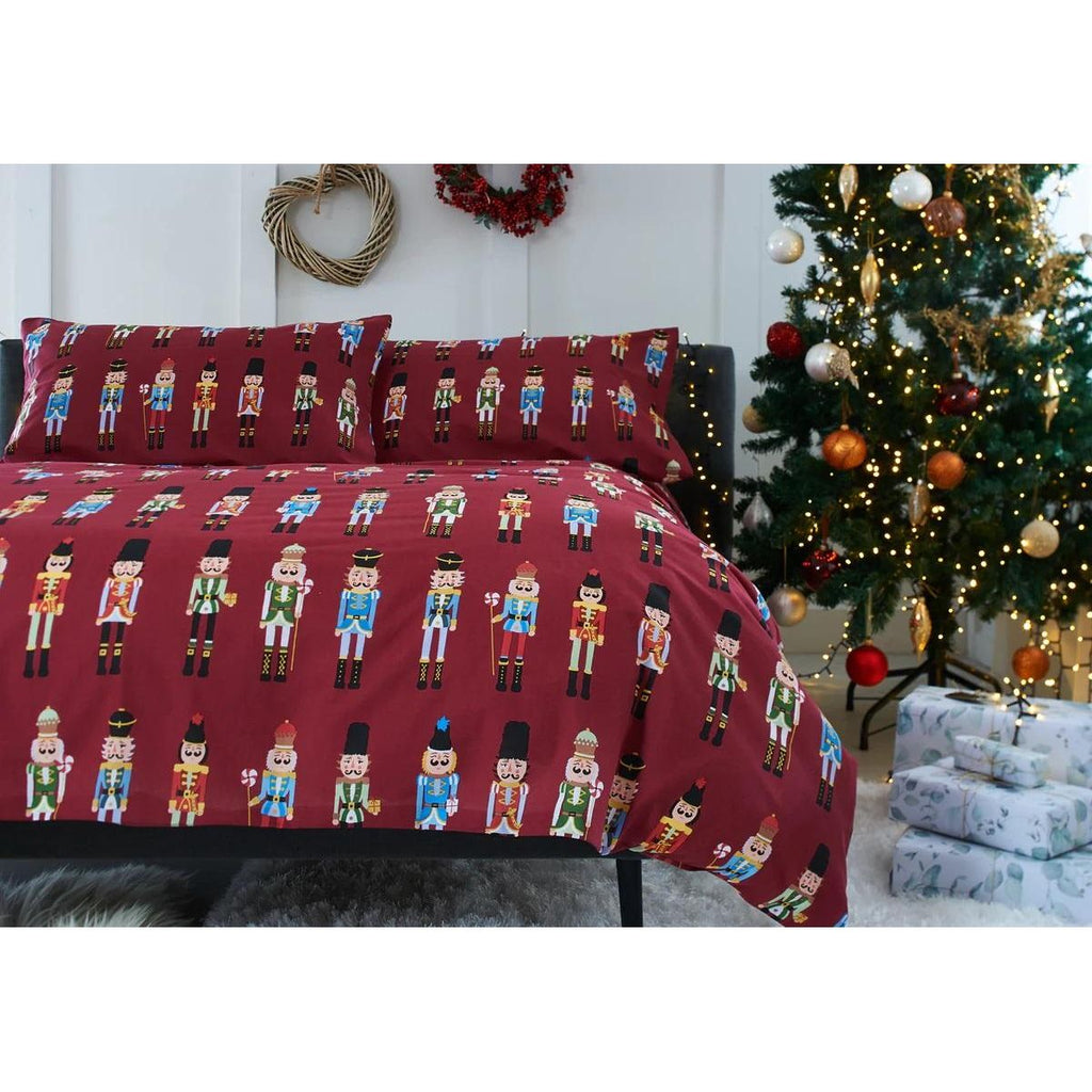 Deyongs Soldier Red Christmas Duvet Cover Set - Beales department store