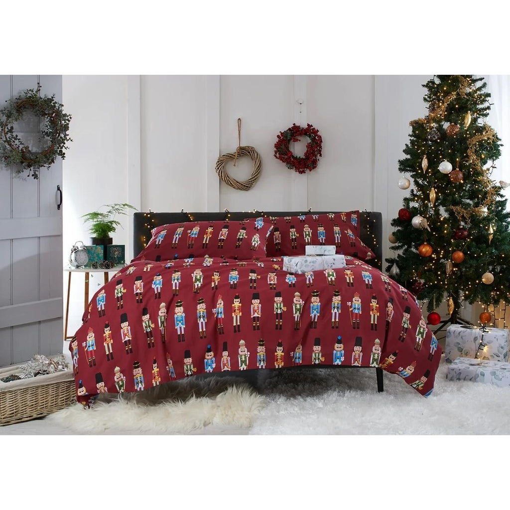 Deyongs Soldier Red Christmas Duvet Cover Set - Beales department store