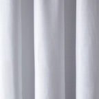 Dijon White Blackout Thermal Pencil Pleat Curtains