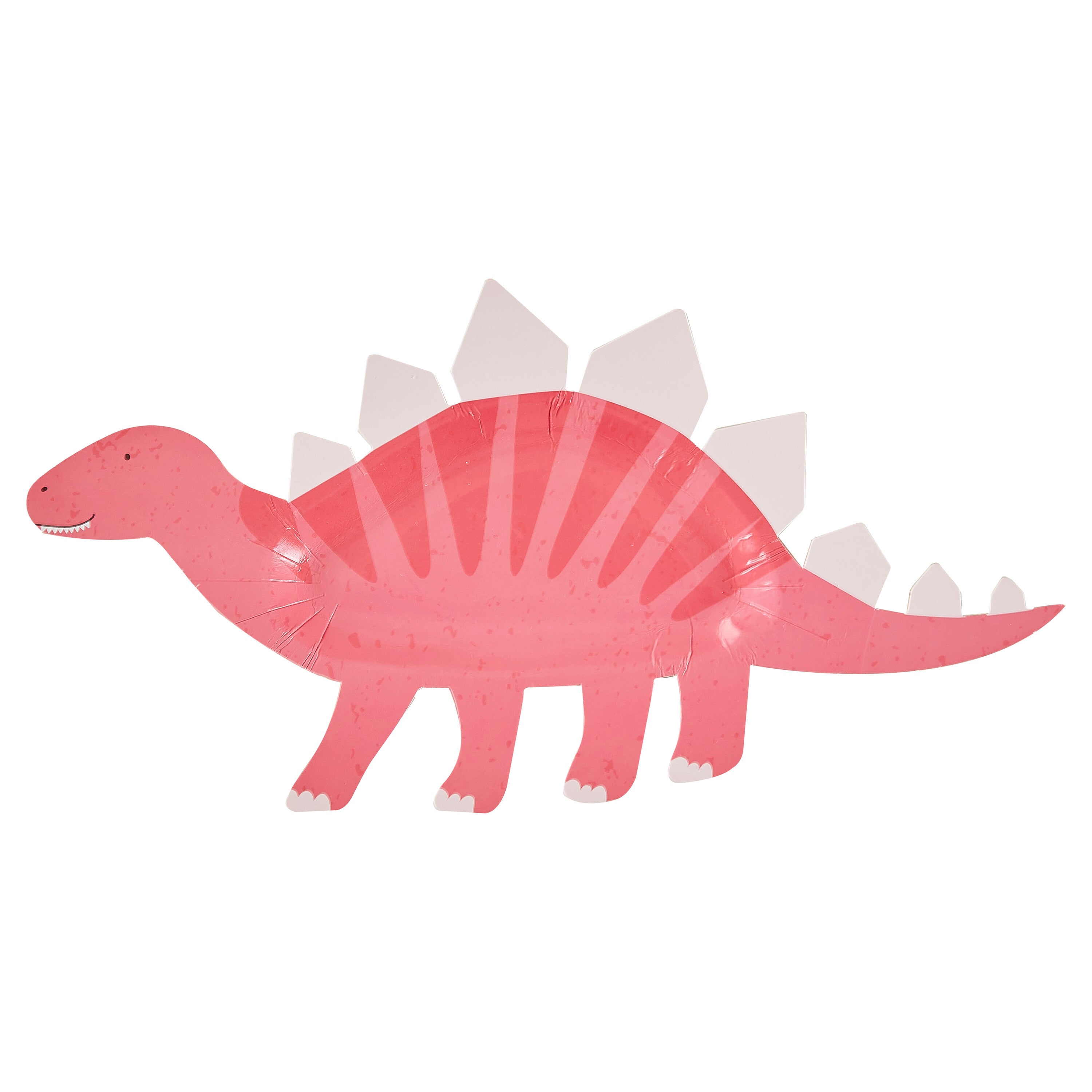 Pink Shaped Dinosaur Sweet Treat Plate- 5 Inner Pack