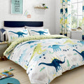 Dinosaur Multicolour Glow-in-the-Dark Kids Duvet Set