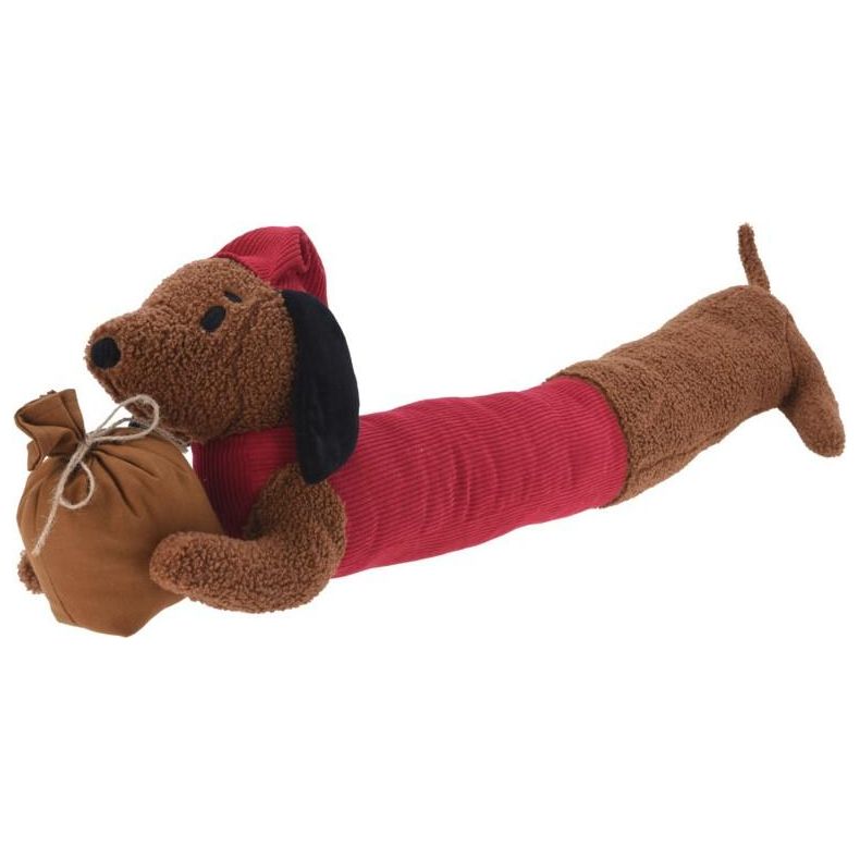 Dog Draught Excluder 85cm Brown - Beales department store