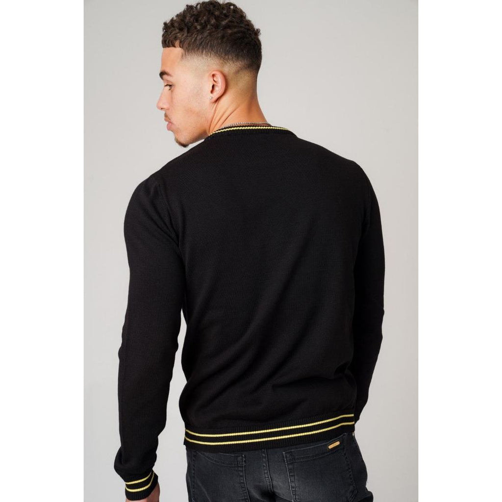 Don Jeans Don Jeans Knitwear Black, Yellow Black & Yellow - Beales department store