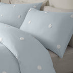Dot Garden Duck Egg 100% Cotton Duvet Set