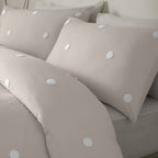 Dot Garden Natural 100% Cotton Duvet Set