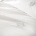 Dot Garden White 100% Cotton Duvet Set