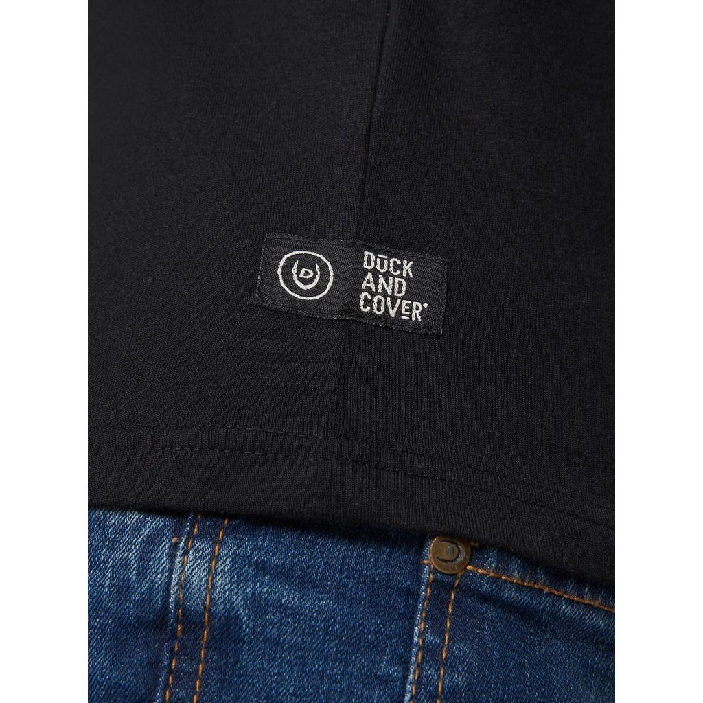 Duck & Cover Banning T-Shirt - Black - Beales department store