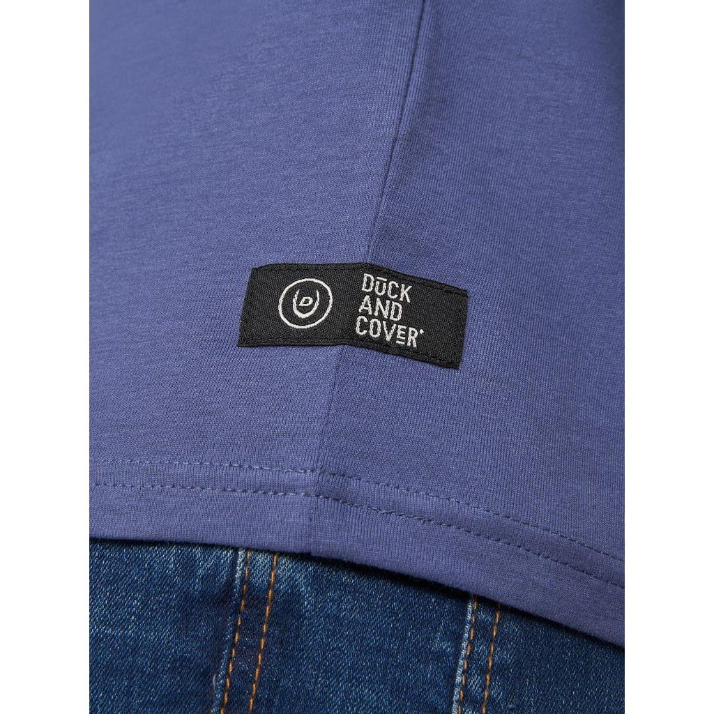 Duck & Cover Banning T-Shirt - Denim Blue - Beales department store