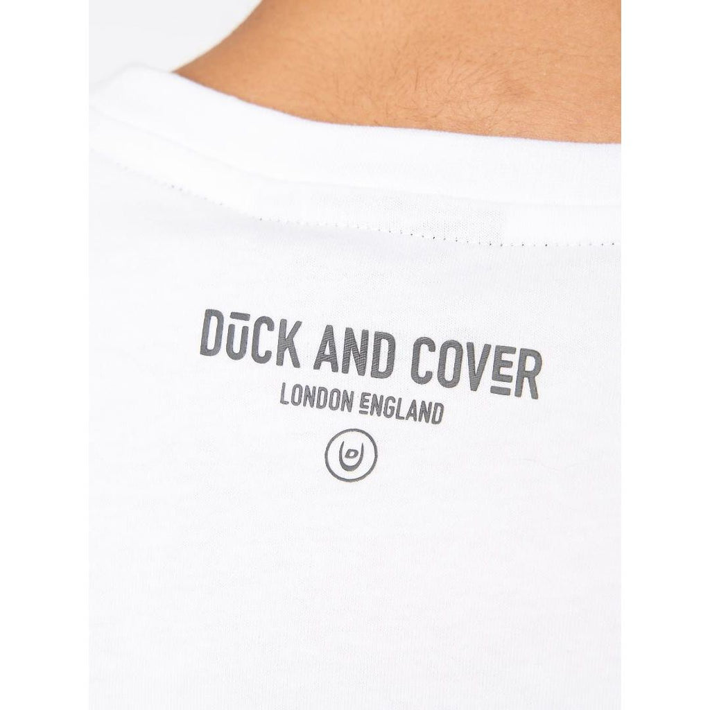 Duck & Cover CAMOVILLE TEE - WHITE - Beales department store